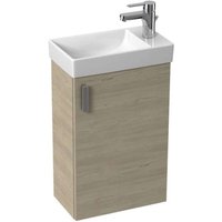 Jika - Petit - Handwaschbecken mit Unterschrank 41x66x23 cm, Esche H45J5111755141 von JIKA