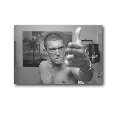 JILIP La Haine 90er Jahre Filmposter (6) Leinwand Poster Wandkunst Bild Drucke Hängende Foto Dekor Home Poster Kunstwerke 60 x 90 cm von JILIP