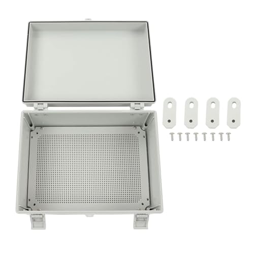 JIMIGGAO Werkzeug kompatibel mit Anschlussdose für den Außenbereich, mit Scharnierabdeckung, isolierte elektrische Box, wasserdicht nach IP67, für DIY-Projekte von JIMIGGAO