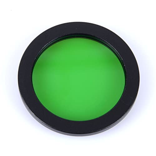 Werkzeug Kompatibel mit 1 Stück 2 Zoll Aluminiumlegierung Optisches Glas Okular Astronomisches Teleskop Okularlinse Planeten Nebelfilter Mond M48 * 0,75 mm (Farbe: Gelb)(Green) von JIMIGGAO