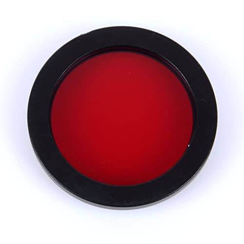 Werkzeug Kompatibel mit 1 Stück 2 Zoll Aluminiumlegierung Optisches Glas Okular Astronomisches Teleskop Okularlinse Planeten Nebelfilter Mond M48 * 0,75 mm (Farbe: Gelb)(Red) von JIMIGGAO
