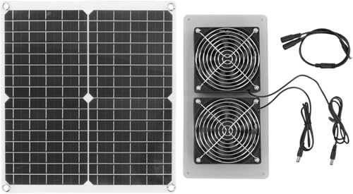 Werkzeug Kompatibel mit 18 V 25 W Solarpanel-Lüfter-Kit, monokristallin, wasserdicht, 3500 U/min, Solar-Abluftventilator-Kit, kompatibel mit Gewächshaus-Wohnmobilen Werkzeug Kompatibel mit 18 V 25 W Solarpanel-Lüfter-Kit, monokristallin, wasserdicht, 3500 U/min, Solar-Abluftventilator-Kit, kompatibel mit Gewächshaus-Wohnmobilen von JIMIGGAO