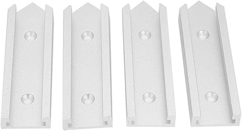 Werkzeug Kompatibel mit 4 stücke T Slot Connector T-Slot Mitre Track Jig Fixture Slot Connector für Kompatibel mit Router Tisch von JIMIGGAO