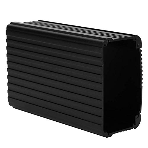 Werkzeug Kompatibel mit Aluminiumgehäuse 55 x 95 x 150 mm Aluminium-Projektbox Elektrisches Gehäuse Mattschwarzes Gehäuse DIY-Leiterplatten-Steckdosen von JIMIGGAO