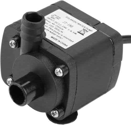 Werkzeug Kompatibel mit DC Wasserpumpe, Mini Wasserpumpe DC 24V Elektrische Brunnenpumpe bürstenlose Pumpe Geräuscharm für Pool Aquarium Kleiner Fischteich Wasserpumpen von JIMIGGAO
