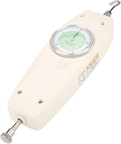 Werkzeug Kompatibel mit Dynamometer, 500N Analog-Dynamometer, Messinstrumente mit Tragbarer Transportbox für Push-Pull-Test, Kraftlehre von JIMIGGAO