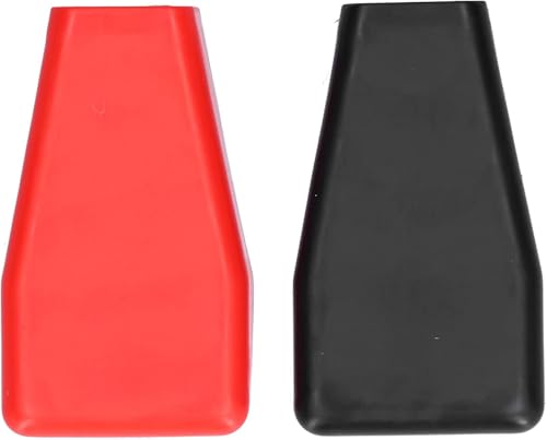 Werkzeug Kompatibel mit Flexible Polabdeckung, 10er Set rote und schwarze Gummimanschetten für Batterieklemmen, Schutzabdeckung für 4-1 AWG-Kabel, Autobatterieklemmen von JIMIGGAO