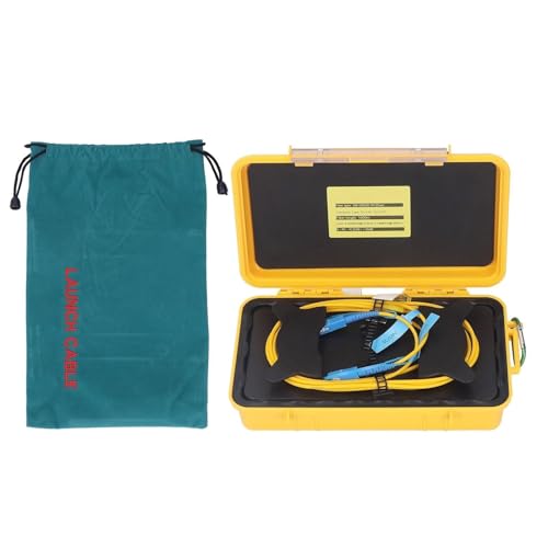 Werkzeug Kompatibel mit Marhynchus Glasfaser-Test-Verlängerungskabelbox mit guter Abdichtung, Fallschutz, geeignet für SM 1310/1550 nm Singlemode-Kabel von JIMIGGAO