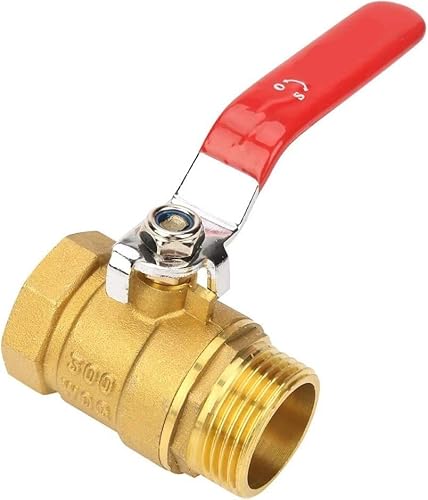 Werkzeug Kompatibel mit Messing-Kugelhahn 1" BSP DN25 Niveaugriff Außen- und Innengewindeventil Werkzeug Kompatibel mit Messing-Kugelhahn 1" BSP DN25 Niveaugriff Außen- und Innengewindeventil von JIMIGGAO