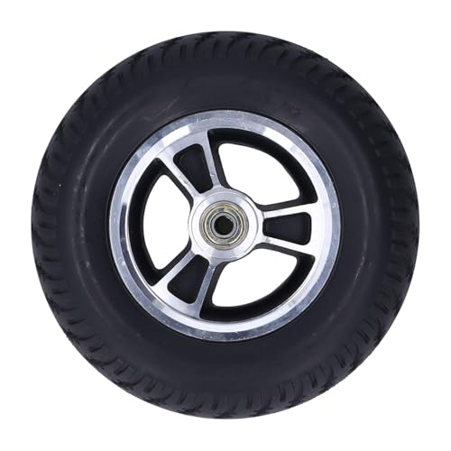 Werkzeug Kompatibel mit PU-Rad, Rollstuhlrad, Nabe aus legiertem Stahl, PU-Rad, rutschfester Walker-Reifenersatz, kompatibel mit 7-Zoll-Wagen, Reifen und Räder von JIMIGGAO