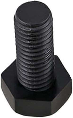 Werkzeug Kompatibel mit Schwarze Sechskantschraube aus Nylon, kunststoffisolierte Schraube M6 M8 M12 (Farbe: 20 Stück, Größe: M12 x 20) von JIMIGGAO