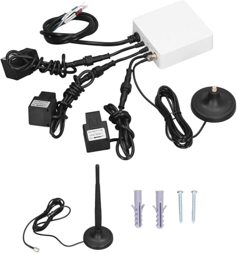 Werkzeug Kompatibel mit Smart Home Energiemonitor, Echtzeit-Stromzähler, 3-Phasen-Stromzange mit 3 x 300 A Stromkreispegelsensoren, WLAN, App-Steuerung von JIMIGGAO