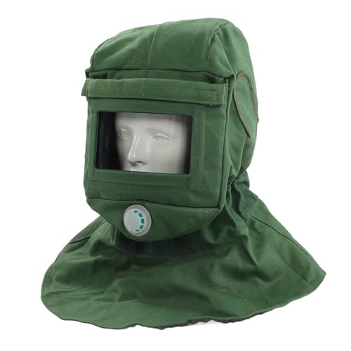 Werkzeug Kompatibel mit Staubdichte Sandstrahlhaube mit Belüftungsdesign und klarem Glas, Nackenschutz-Sandstrahlhelm zum Kompatibel mit Polier-Sandstrahlen Werkzeug Kompatibel mit Staubdichte Sandstrahlhaube mit Belüftungsdesign und klarem Glas, Nackenschutz-Sandstrahlhelm zum Kompatibel mit Polier-Sandstrahlen von JIMIGGAO