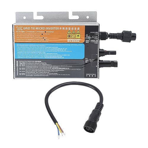 Werkzeug kompatibel mit PVGS 700W Solar Grid Tie Micro Inverter, reiner Sinus Spannung Strom Temperaturschutz AC220V von JIMIGGAO
