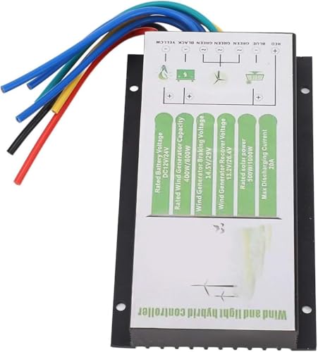 Werkzeug kompatibel mit PWM Wind Solar Hybrid Laderegler 12V 24V 20A Akku Auto Hybrid Laderegler von JIMIGGAO