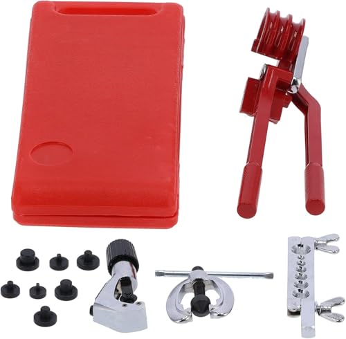 Werkzeug kompatibel mit Rohrausdehnungswerkzeug-Kit, Rohrschneider Rohr-Expander Kit Manuelles Rohrerweiterungswerkzeug für Kompatibel mit Bördelrohren, Bremsleitungsreparaturen, Entgratungsschneidern von JIMIGGAO