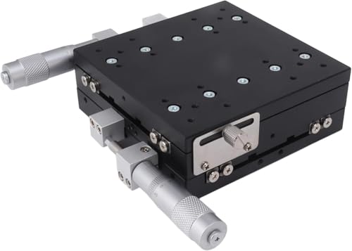 Werkzeug kompatibel mit XY Manuelle Linearstufe Optische Linearpositionierung Bühnenlager Gleitmikrometer Trimmen Plattformtisch von JIMIGGAO