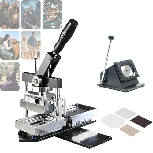 JIMINHUIXIN 50x50/80x53/90x65mm Foto Magnet Herstellungsmaschine, Magnet Herstellung Maschine – Ultimate Set Für DIY Kühlschrankmagnete Mit 100 Sätzen Verbrauchsmaterial Und Zubehör JIMINHUIXIN 50x50/80x53/90x65mm Foto Magnet Herstellungsmaschine, Magnet Herstellung Maschine – Ultimate Set Für DIY Kühlschrankmagnete Mit 100 Sätzen Verbrauchsmaterial Und Zubehör von JIMINHUIXIN