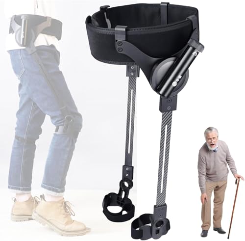 JIMINHUIXIN Exoskelett-Gehhilfen Schlaganfall-Hemiplegie – Bionic Leg Rehabilitation Aid Device – Gehhilfe zur Unterstützung der unteren Gliedmaßen für ältere Menschen & Mobilitätstraining von JIMINHUIXIN