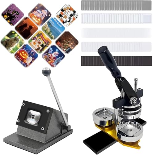 JIMINHUIXIN Magnet Herstellung Maschine Komplettset, Fotomagnetmaschine, Kühlschrankmagnetmaschine Für 50x50/80x53/90x65mm Magnetische Abzeichen Und Personalisierte Geschenke JIMINHUIXIN Magnet Herstellung Maschine Komplettset, Fotomagnetmaschine, Kühlschrankmagnetmaschine Für 50x50/80x53/90x65mm Magnetische Abzeichen Und Personalisierte Geschenke von JIMINHUIXIN