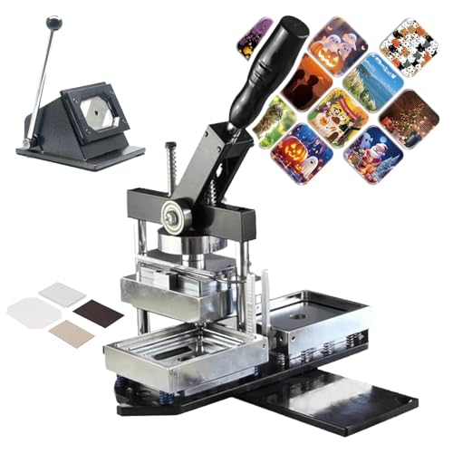 Magnet-Herstellungsmaschine, Photo Magnet Maker Fridge Magnet Maker, 50x50/80x53/90x65mm DIY Kühlschrankmagnete Makers Für Personalisierte Fotos, Inkl. 100 Sets Kühlschrankmagnetmaterialien Magnet-Herstellungsmaschine, Photo Magnet Maker Fridge Magnet Maker, 50x50/80x53/90x65mm DIY Kühlschrankmagnete Makers Für Personalisierte Fotos, Inkl. 100 Sets Kühlschrankmagnetmaterialien von JIMINHUIXIN