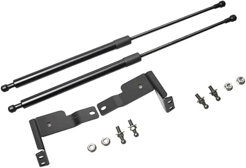 JIMORY 2 Pcs Motorhaubendämpfer Gasdruckfeder für FIAT Ducato 2015-present Fronthaube Modify Stoßdämpfer Lift Support Gasfedern Kit Stäbe Kohlefaser von JIMORY
