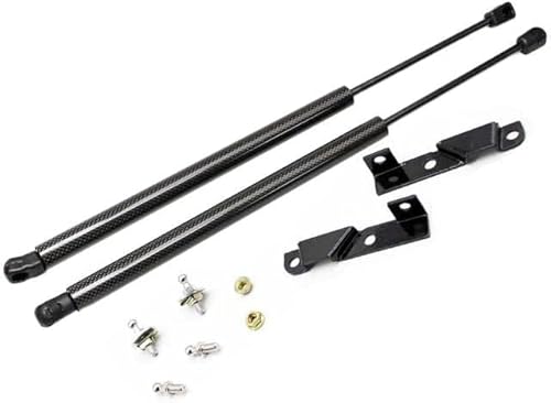 JIMORY 2 Pcs Motorhaubendämpfer Gasdruckfeder für Ford Kuga Escape 2013 2014 2015 2016 2017 2018 2019 Fronthaube Modify Stoßdämpfer Lift Support Gasfedern Kit Stäbe Kohlefaser von JIMORY
