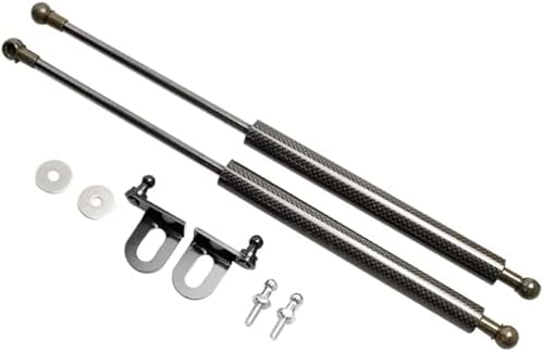 JIMORY 2 Pcs Motorhaubendämpfer Gasdruckfeder für Nissan 370Z Fairlady Z Z34 2009-2020 Fronthaube Modify Stoßdämpfer Lift Support Gasfedern Kit Stäbe Kohlefaser von JIMORY