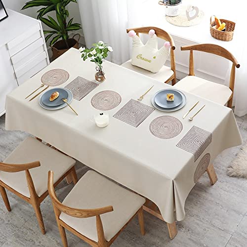 JIN DOUDOU Die tischdecke PVC Tischdecke, leicht zu reinigen und langlebig - perfekte Tischdecke für besondere Anlässe, Garten und Halloween-Dekoration，90x90cm von JIN DOUDOU