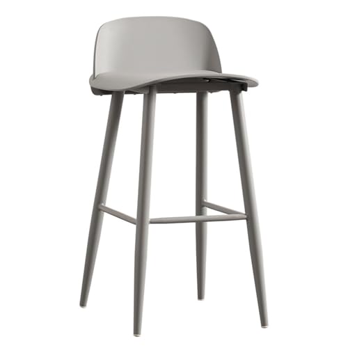 JINBIXIANGDJKS Barhocker Hoch Kunststoffstuhl Modern Schlicht von JINBIXIANGDJKS