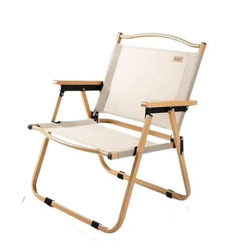 JINBIXIANGDJKS Camping Outdoor Klapptisch Und Stühle Picknickstuhl(Largekhakiyellowframe) von JINBIXIANGDJKS
