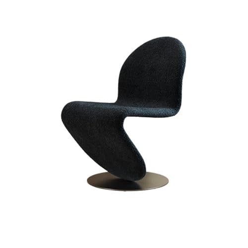 JINBIXIANGDJKS Einfache Und Modische Design Wohnzimmer Esszimmer Einzel Sofa Stuhl Licht Luxus Rückenlehne Form Freizeit(Darkblue) von JINBIXIANGDJKS