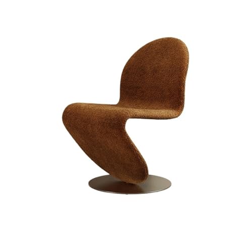 JINBIXIANGDJKS Einfache Und Modische Design Wohnzimmer Esszimmer Einzel Sofa Stuhl Licht Luxus Rückenlehne Form Freizeit(Red) von JINBIXIANGDJKS