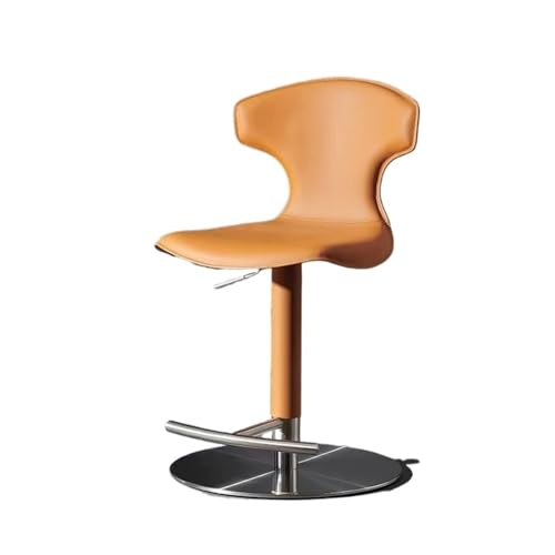 JINBIXIANGDJKS Einfacher Hebe- Und Drehstuhl Mit Hoher Rückenlehne for Zuhause(Orange) von JINBIXIANGDJKS