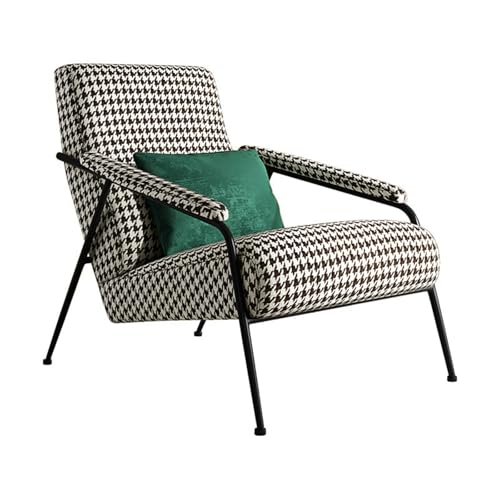 JINBIXIANGDJKS Einfaches Design Einzelsofa Stuhl Freizeit Wohnzimmer Balkon Licht Luxus Stuhl von JINBIXIANGDJKS