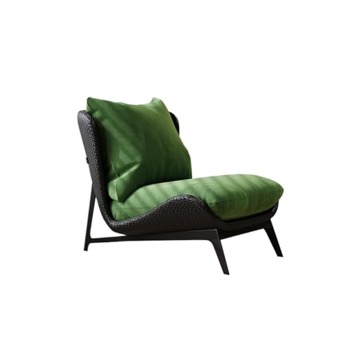 JINBIXIANGDJKS Einfaches Modernes Design Wohnzimmer Hotel Einzelsofa Café Freizeitstuhl(Green) von JINBIXIANGDJKS