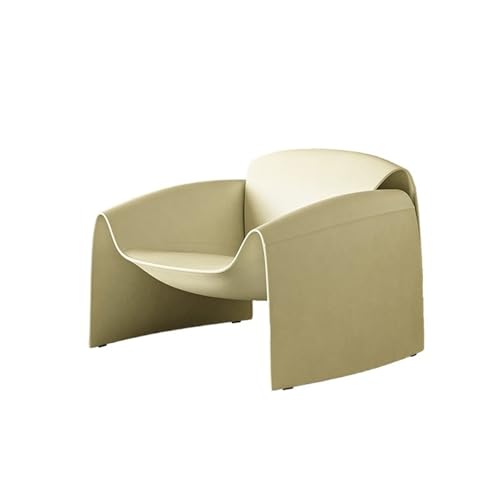 JINBIXIANGDJKS Einfaches Und Stilvolles Design Einzelsofa Stuhl Schlafzimmer Hotel Homestay Freizeitstuhl(Greenapricot) von JINBIXIANGDJKS