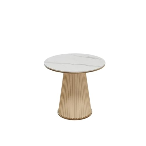 JINBIXIANGDJKS Einzelsofa Wohnzimmer Stilvolles Schlichtes Design Freizeitstuhl(Round Side Table) von JINBIXIANGDJKS