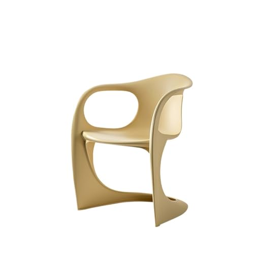 JINBIXIANGDJKS Empfangsstuhl Im Schlichten Und Stilvollen Design for Freizeitcafés(Yellow) von JINBIXIANGDJKS