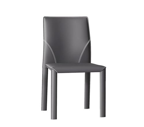 JINBIXIANGDJKS Esszimmerstuhl, Minimalistischer Stuhl, Home-Design-Stuhl Mit Rückenlehne(Darkgray) von JINBIXIANGDJKS