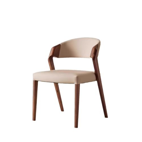 JINBIXIANGDJKS Esszimmerstuhl, Moderner, Schlichter, Leichter Luxus-Design-Stuhl Aus Massivholz for Restaurant Und Café von JINBIXIANGDJKS
