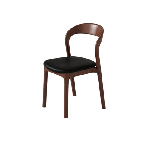 JINBIXIANGDJKS Esszimmerstuhl Aus Massivem Holz, Moderner Stuhl Mit Schlichtem Design(Black) von JINBIXIANGDJKS