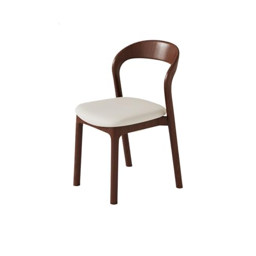 JINBIXIANGDJKS Esszimmerstuhl Aus Massivem Holz, Moderner Stuhl Mit Schlichtem Design(White) von JINBIXIANGDJKS