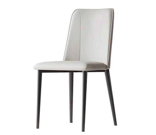 JINBIXIANGDJKS Esszimmerstuhl Home Moderner Einfacher Stuhl Design Hotel Rückenlehnenstuhl(Beigegray) von JINBIXIANGDJKS