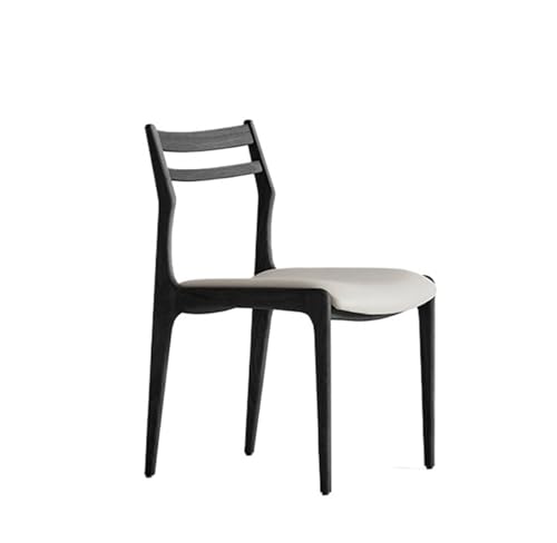 JINBIXIANGDJKS Esszimmerstuhl Home Study Moderner Einfacher Esszimmerstuhl Home Wohnzimmer Massivholz-Rückenlehnenstuhl(Gray) von JINBIXIANGDJKS
