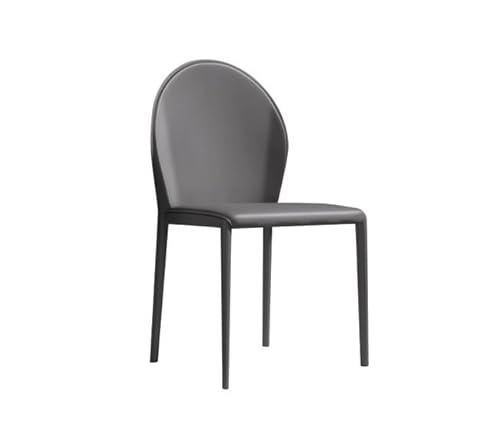 JINBIXIANGDJKS Esszimmerstuhl Retro Home Rückenlehne Moderner Schlichter Designstuhl(Darkgray) von JINBIXIANGDJKS