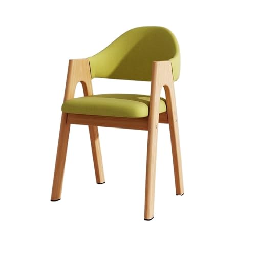 JINBIXIANGDJKS Esszimmerstuhl Wohnzimmer Home Einfacher Moderner Bequemer Rückenlehne Massivholzstuhl(Turquoise) von JINBIXIANGDJKS