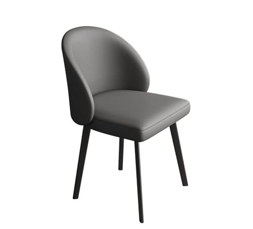 JINBIXIANGDJKS Esszimmerstuhl for Zuhause, Moderner, Schlichter, Leichter Luxus-Designstuhl(Darkgray) von JINBIXIANGDJKS