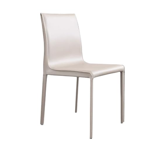 JINBIXIANGDJKS Esszimmerstuhl for Zuhause, Modernes, Schlichtes Design, Hotel-Restaurant-Stuhl Mit Rückenlehne(Lightkhaki) von JINBIXIANGDJKS