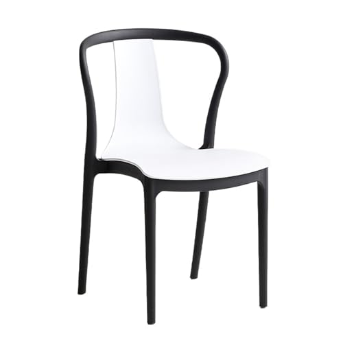 JINBIXIANGDJKS Farblich Passender, Schlichter Modedesign-Hotel-Freizeitstuhl, Arbeitszimmer-Schreibtischstuhl, Esszimmerstuhl(White) von JINBIXIANGDJKS